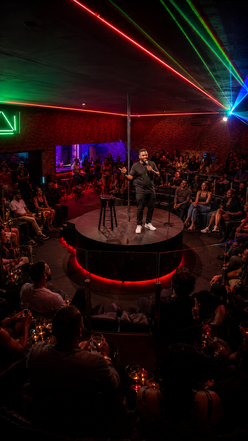 Circle Comedy show at Black Circle Lounge